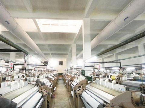 Sistema de conductos de aire acondicionado hvac textil para la industria del tabaco